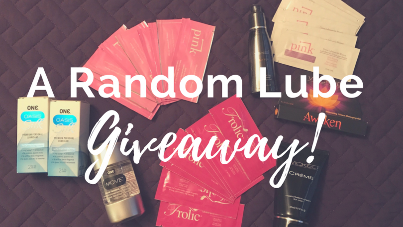 a sampling of what is available in the lube giveaway