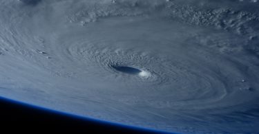 picture of hurricane from space