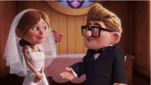wedding gif from Up